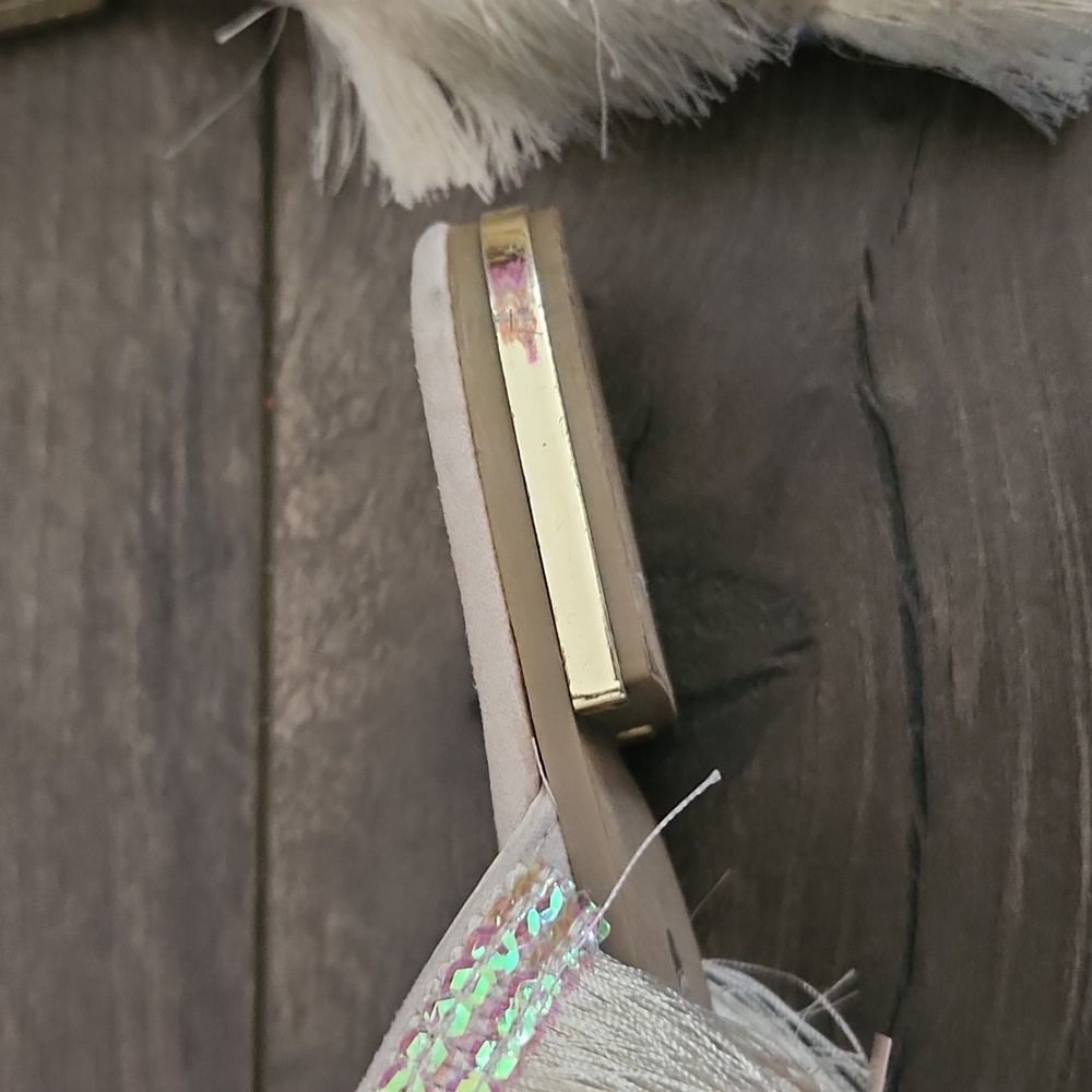 NEW JOYFOLIE | $60 Deandra Fringed & Sequined Sandal - Picture 5 of 6